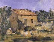 Paul Cezanne Abandoned House near Aix-en-Provence oil painting reproduction